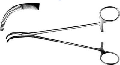 Зажим хирургический ко для глубоких полостей 225 мм прямой (Шамли) З-95-2