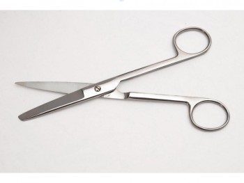 Ножницы медицинские с одним острым концом, прямые, 170 ммН-6-1